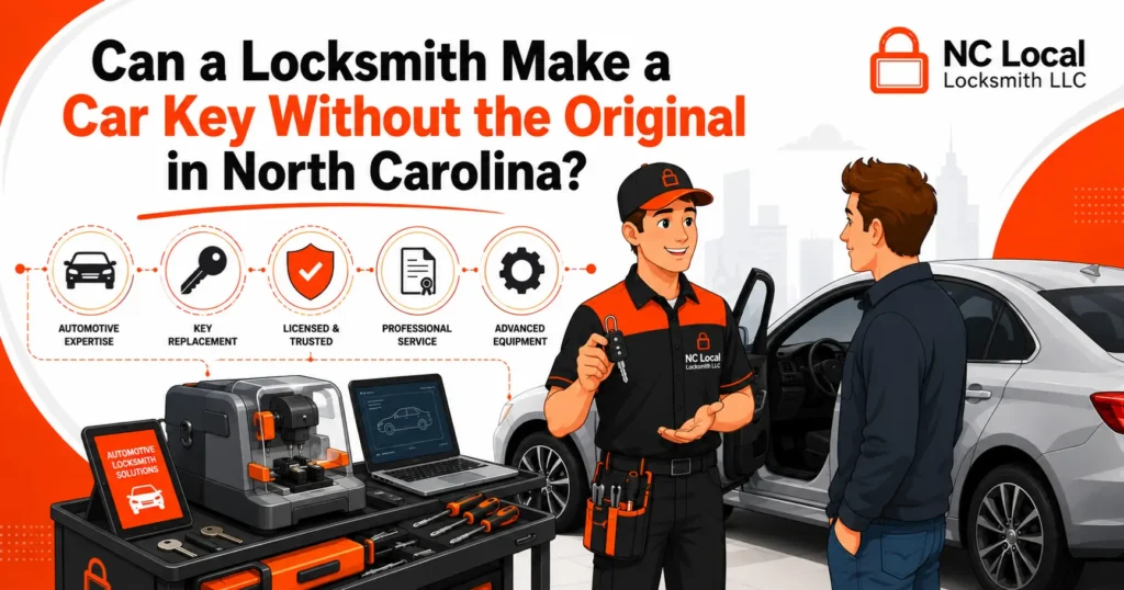 Can a Locksmith Make a Car Key Without the Original in NC? (2026)