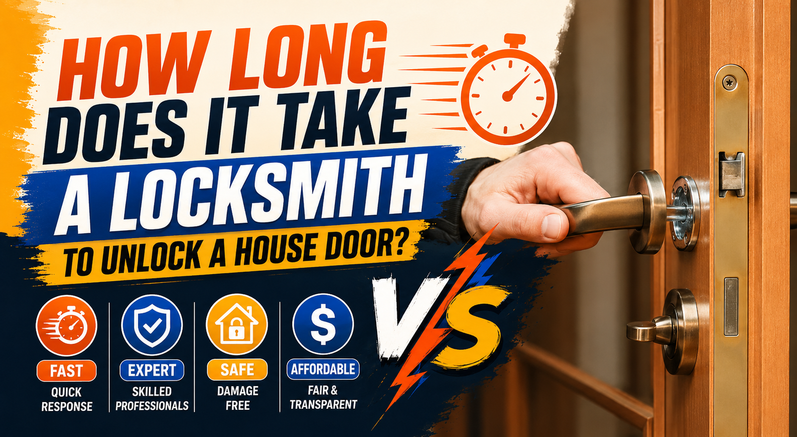How Long Does It Take a Locksmith to Unlock a House Door?
