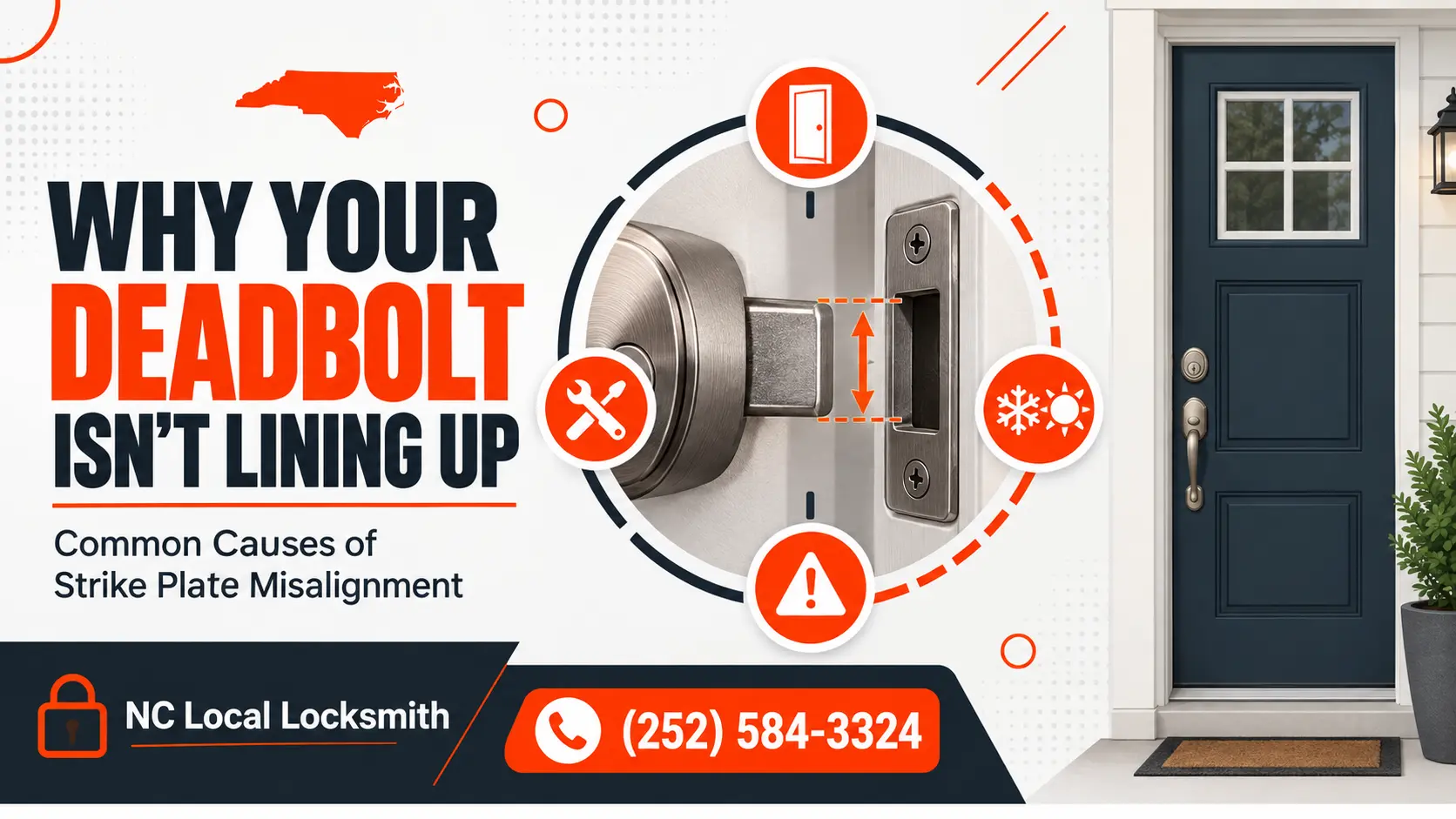 deadbolt not lining up with strike plate